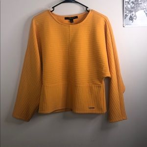 Marc New York by Andrew Marc  Womens Yellow Top